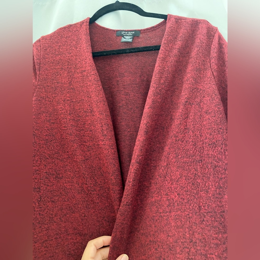 Burgundy cardigan - Picture 4 of 6